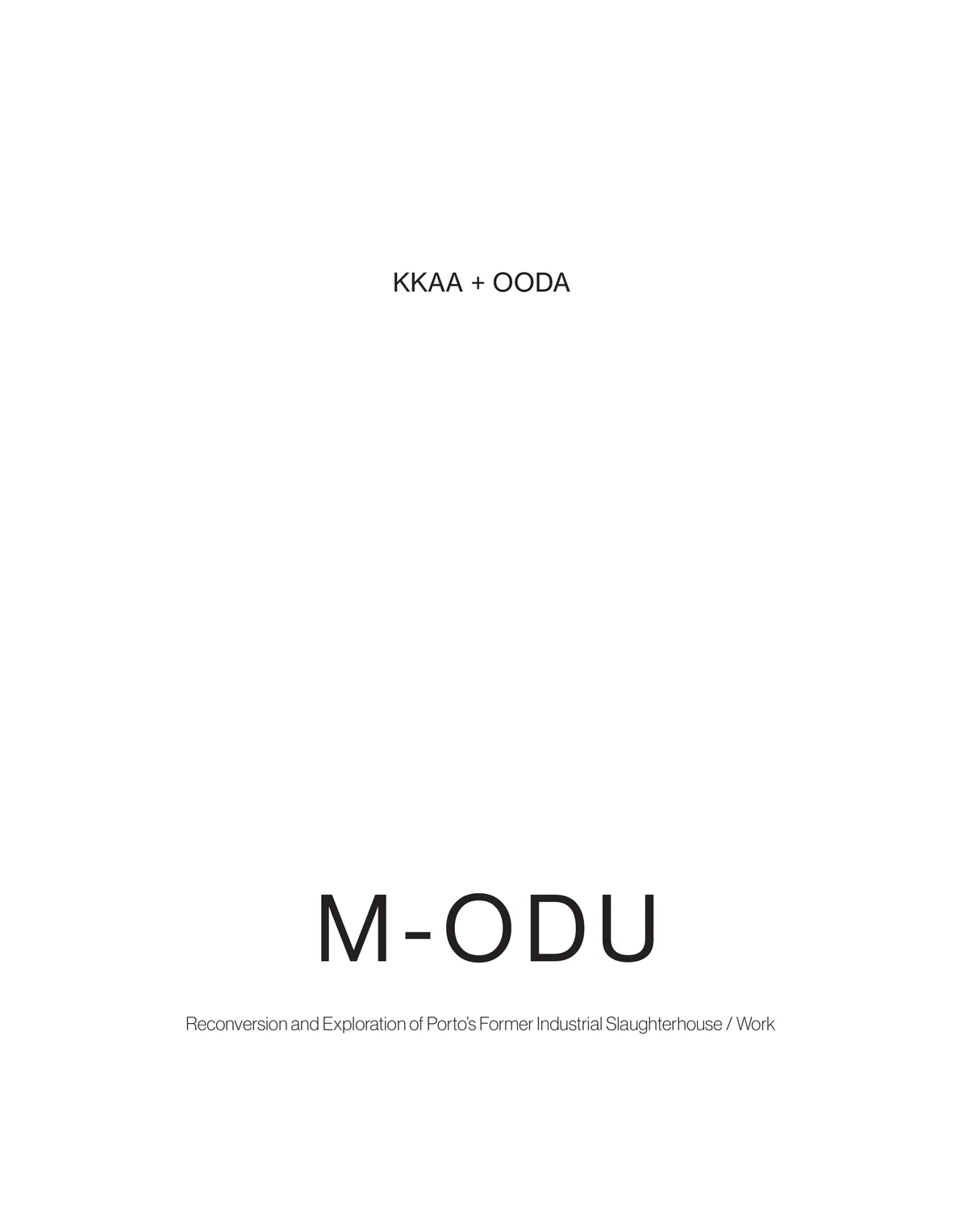 M-ODU title page