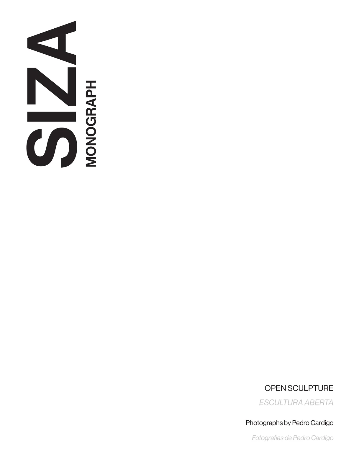 Open Sculpture title page